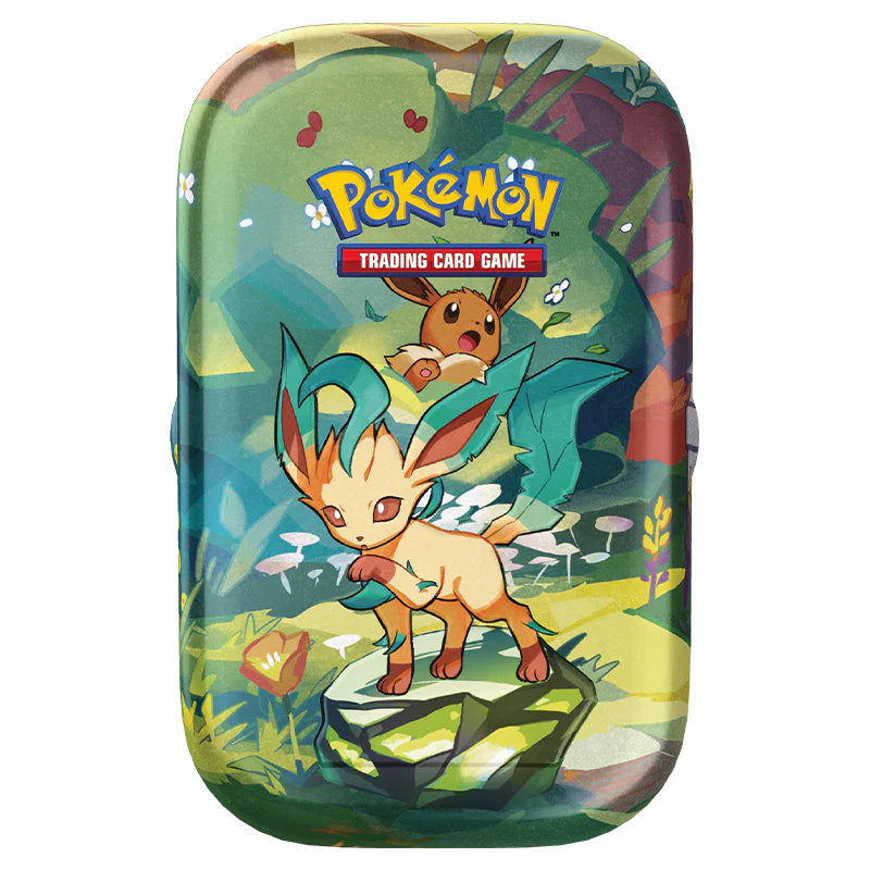 Sealed Leafeon Prismatic Evolutions Mini Tin